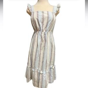Madison Grey Cotton Pull on Dress Size M